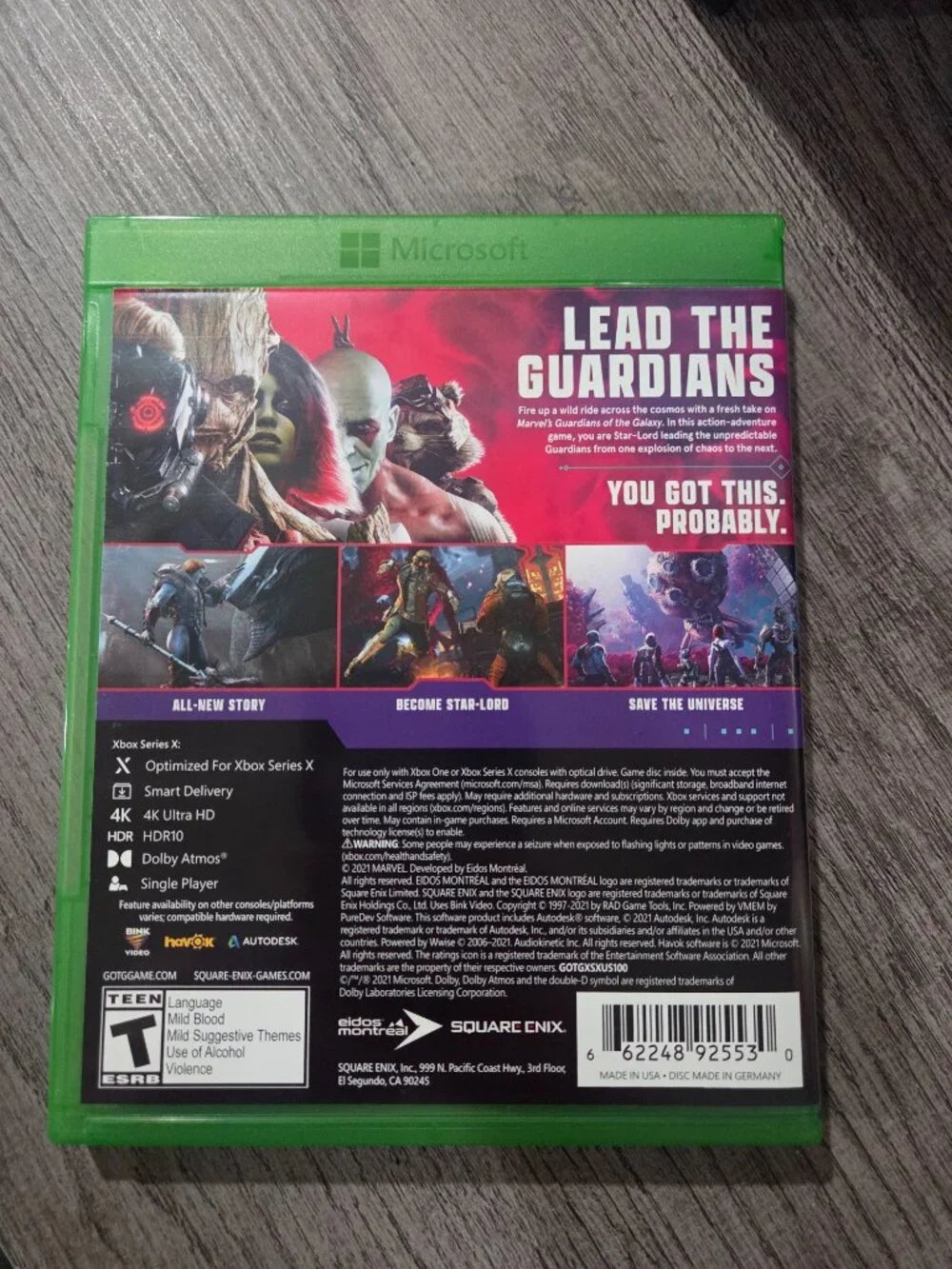 Guardians of the Galaxy – Xbox Series X / Xbox One – EUC